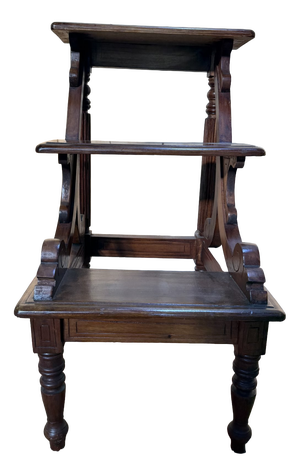 Vintage English Style Library Step Stool, 1990s