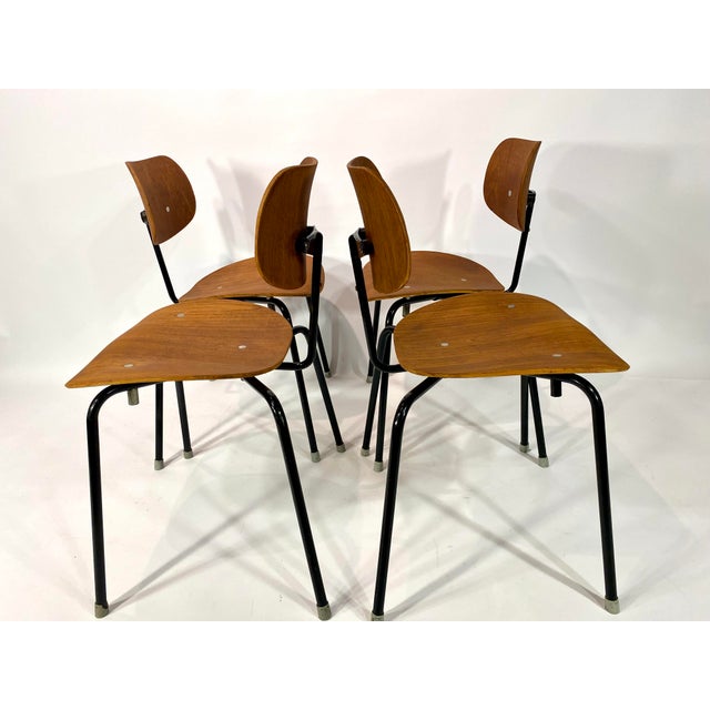 SE68 Chairs by Egon Eiermann for Wilde&Spieth, Set of 4 For Sale - Image 10 of 18