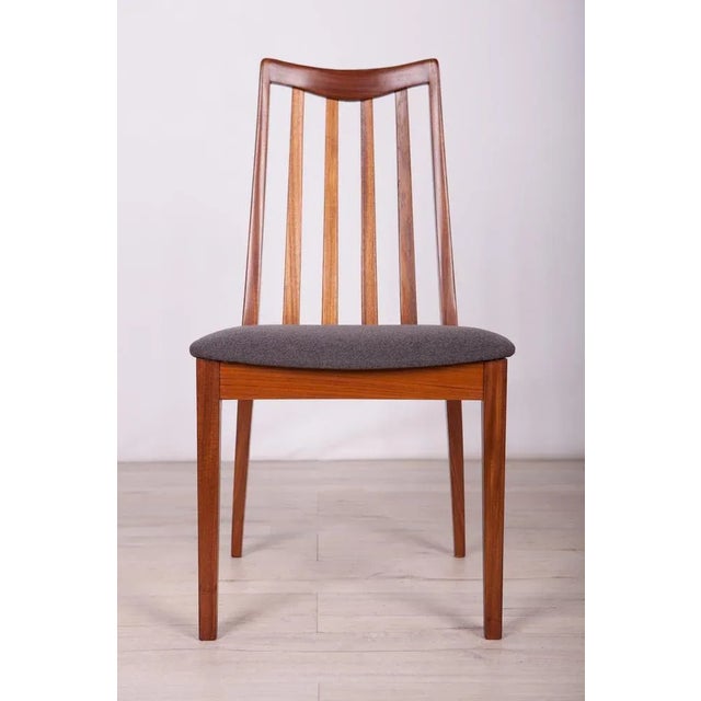 1960s Mid-Century Teak and Fabric Dining Chairs by Leslie Dandy for G-Plan, 1960s, Set of 6 For Sale - Image 5 of 18