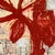 Abstract Christiane Corcelle "Red Koru" Mixed Media on Canvas, Abstract Floral Painting With Red Koru Form, 2025 For Sale - Image 3 of 5