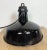 Industrial Black Enamel Factory Lamp with Cast Iron Top from Elektrosvit, 1950s For Sale - Image 16 of 18