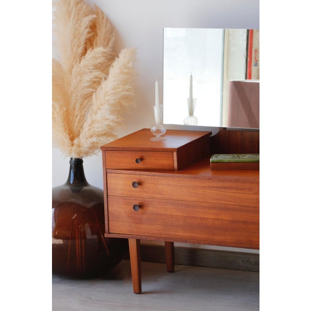 Mid-Century Scandinavian Teak Dressing Table from Avalon, 1960s For Sale - Image 17 of 18