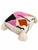 Textile Abstract Moroccan Wool Pouf For Sale - Image 7 of 9