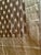 Gold Paisley Silk Jacquard Decorative Organza Throw Shawl For Sale In New York - Image 6 of 6
