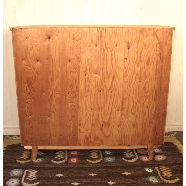 Light Yellow Swedish Pine Cabinet attributed to Göran Malmvall for Karl Andersson & Söner Möbelfabrik AB, 1940s For Sale - Image 8 of 13