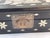 Here is a fine quality heavy black lacquer jewelry box with a wonderful line carved mother of pearl inlay geisha girl...