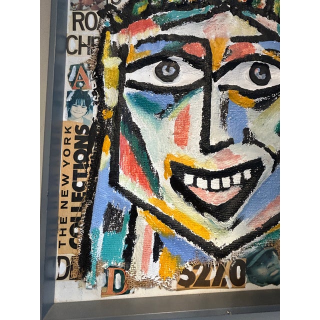 1980s Original Mixed Media of the Statue of Liberty by Konstantin Bokov For Sale - Image 5 of 8