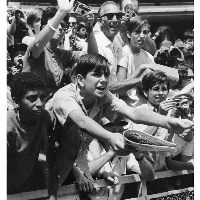 Youth at mets Game waiting for Autograph on August 20th, 1970 Photographer is Fred McDarrah Over a 50-year span, McDarrah...