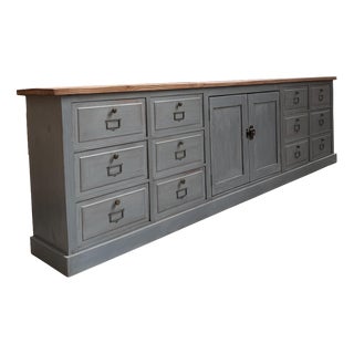 Handcrafted Gray Sideboard, France For Sale