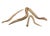 Vintage tribal set of three hand-carved wooden snakes from Papua New Guinea. Each piece is fashioned from light-brown wood...