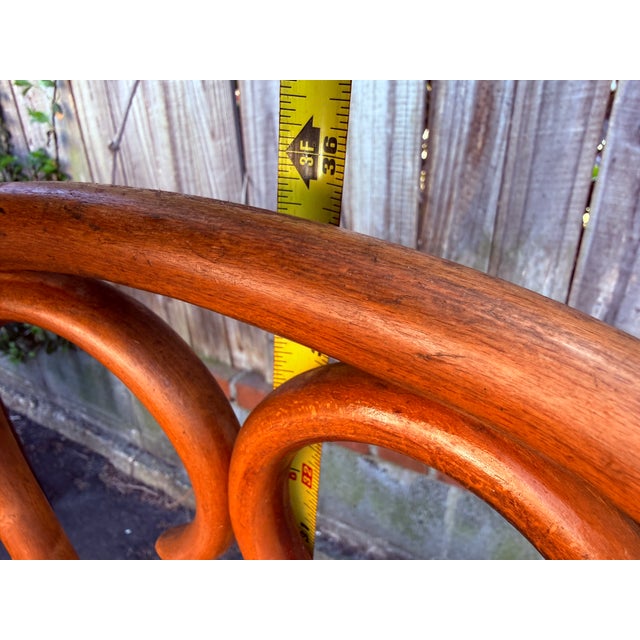 Mid 20th Century Pair of Bistro Style Bentwood Dining Chairs Made in Romania For Sale - Image 4 of 15