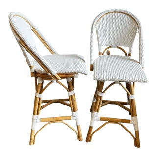 Serena & Lily Pair of Bar Chairs For Sale