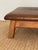 Oversized Vintage Leather and Wood Gym Bench For Sale In New York - Image 6 of 18