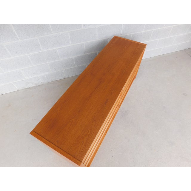 Mid-Century Modern Jesper Danish Modern Teak Dresser and Mirror For Sale - Image 3 of 16