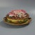 George Jones Majolica dish with cover which features a three piece set, with a lid, dish and undertray. A lobster sits on...