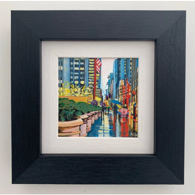 Miniature Painting Radio City Music Hall New York City by British Urban Artist For Sale - Image 6 of 13