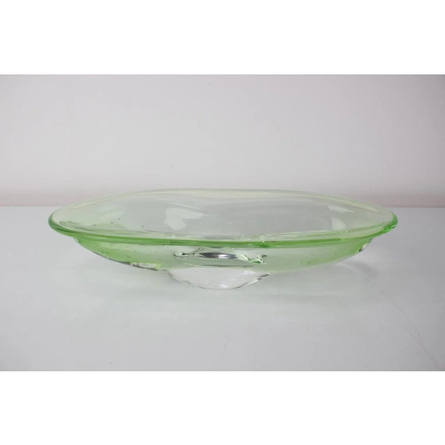 Mid-Century Art Glass Bowl by Zelezno Borske Sklo, 1960s For Sale - Image 3 of 9