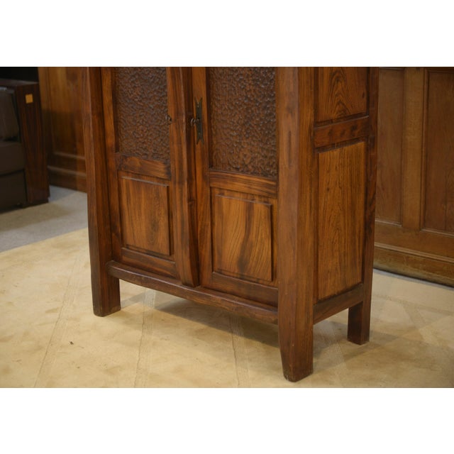 Brutalist Aranjou Wardrobe in Elm, 1960s, in Very Good conditions. Designed 1960 to 1969