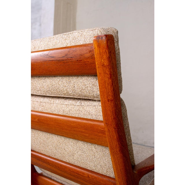 Mid-Century Danish Teak Armchair from Juul Kristensen, 1960s For Sale - Image 15 of 17