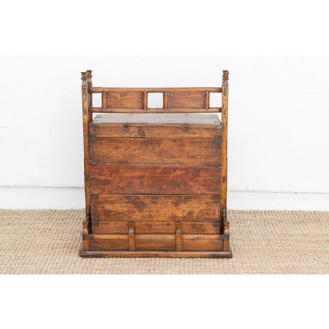 Rare Oversize Antique Wedding Basket For Sale - Image 10 of 11