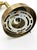 Mid 20th Century Japandi Mid-Century Modern Wall Sconce Brass Tulip Glass Shade For Sale - Image 4 of 8