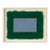 Dark Green and Blue Minimalist Art Print, Emily Keating Snyder, 16 X 20 Print in Wood Frame For Sale