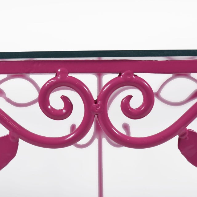 Mid-Century Modern Mid Century Metal Round Coffee Table For Sale - Image 3 of 4