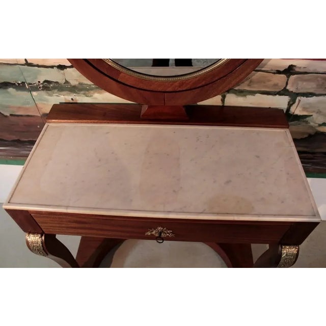 19th Century Mahogany Catering Hairdresser Table For Sale - Image 4 of 16