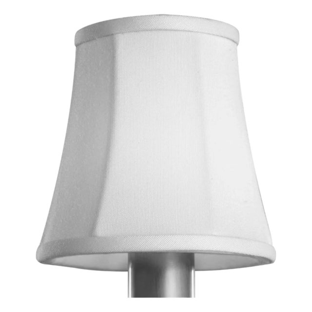 Visual Comfort Signature 6" Pleated Silk Shade For Sale
