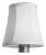 Visual Comfort Signature 6" Pleated Silk Shade For Sale