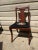Brown Early 20th Century Vintage Hickory Chair Classical Style Cherry and Needlepoint Dining Chairs - Set of 6 For Sale - Image 8 of 13