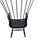 1990s Ethan Allen Black Windsor Chair Comb Back Philadelphia Armchair Saddle Seat For Sale - Image 13 of 16