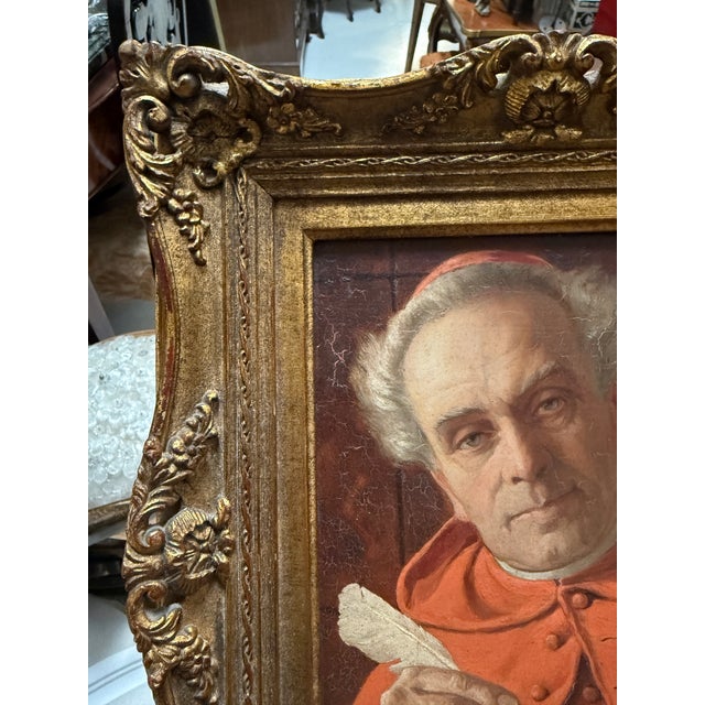 Realism Original Otto Eichinger Oil Painting of a Cardinal For Sale - Image 3 of 3