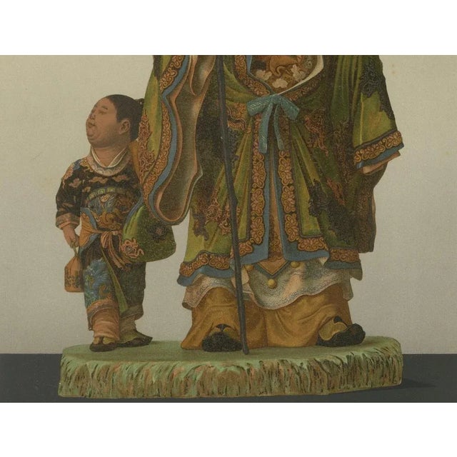 Audsley, Figurines Depicting a Sage and Attendant, 1884, Paper For Sale - Image 4 of 8