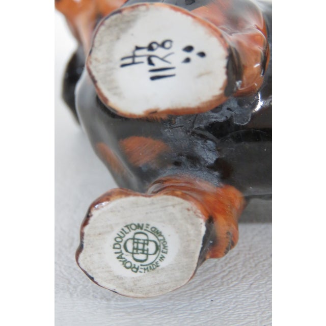 Royal Doulton Porcelain Hn1128 Dachshund Dog Figurine 4700b For Sale - Image 12 of 14