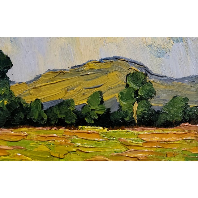 Craig -Pasadena Plein Air Landscape-1910s Oil Painting California Impressionist -Oil Painting For Sale - Image 4 of 9