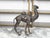 Metal French Turn of the Century Cast Bronze Camel Statuette with Dark Patina, 1900s For Sale - Image 7 of 10