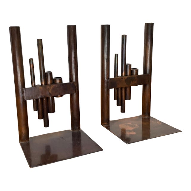 Mid-Century Brutalist Bookends, 1960s, Set of 2 For Sale
