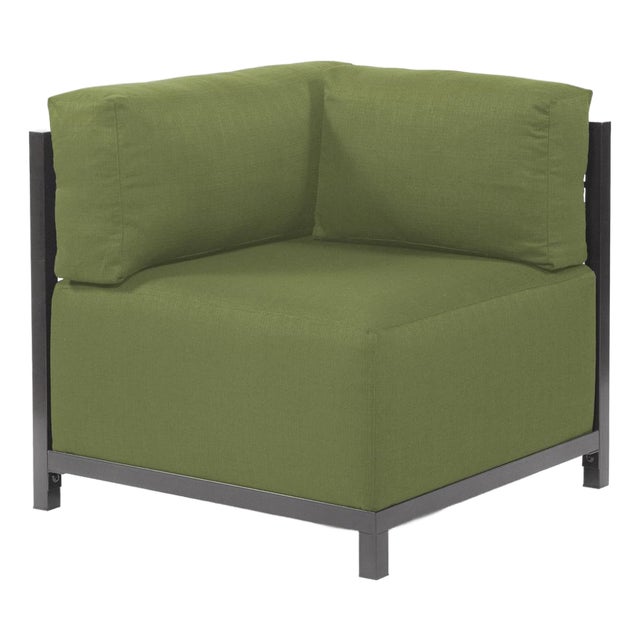 Axis Corner Chair Seascape Moss Titanium Frame For Sale