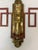 Vintage Chinoiserie Glass Torch + Metal Wall Sconces, Pair For Sale - Image 11 of 12