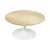 Knoll Mid-Century Modern 30 inch Round Travertine Top Saarinen Coffee Table For Sale - Image 13 of 13