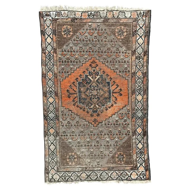 Vintage Wool Kurdish Rug For Sale - Image 10 of 10