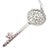 Tiffany and Co. Tiffany & Co Platinum Large Victoria Vine Key Pendant Necklace For Sale - Image 4 of 14