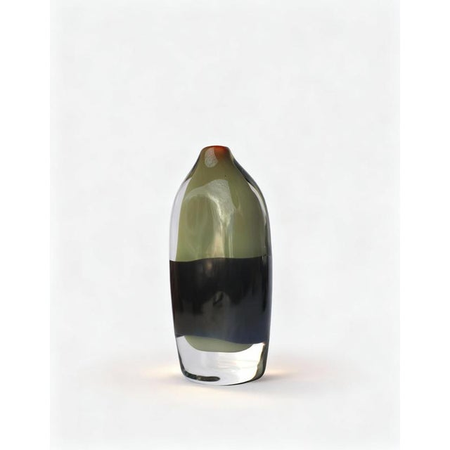 Kaiho i vase in mouthblown glass by pia wüstenberg dimensions: d 13 x h 28. Materials: mouthblown glass bohemia this piece...