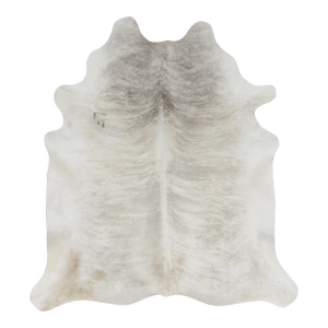 Rug & Kilim’s Contemporary Cowhide in Cream Hues and Gray Accents