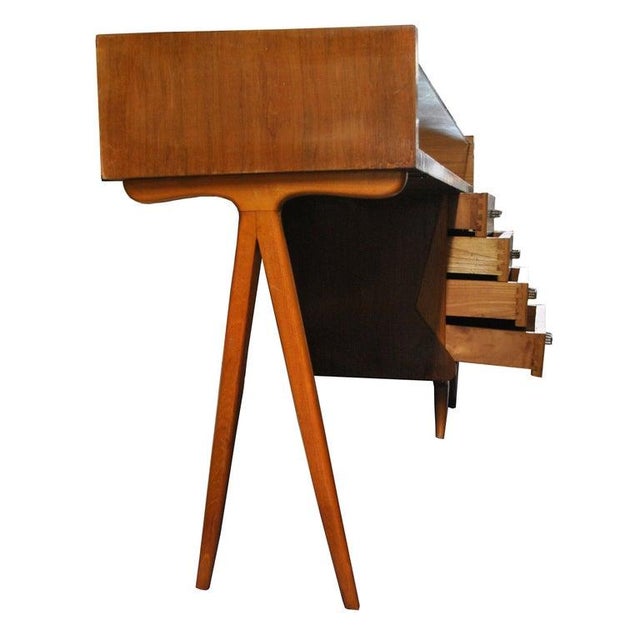 Modern Italian Wooden Display Cabinet For Sale - Image 4 of 8