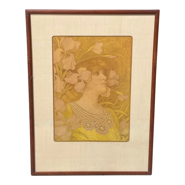 Sarah Bernhardt as "La Princesse Lointaine" by Paul Berthon For Sale