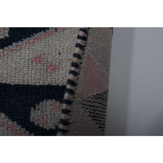 Beige Mid Century Turkish Oushak Runner 3'9'' X 10'8'' For Sale - Image 8 of 10