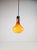 1960s Vintage Scandinavian Drop Pendant Lamp in Brown Opal Glass and Chrome from Peill & Putzler, 1960s For Sale - Image 5 of 12