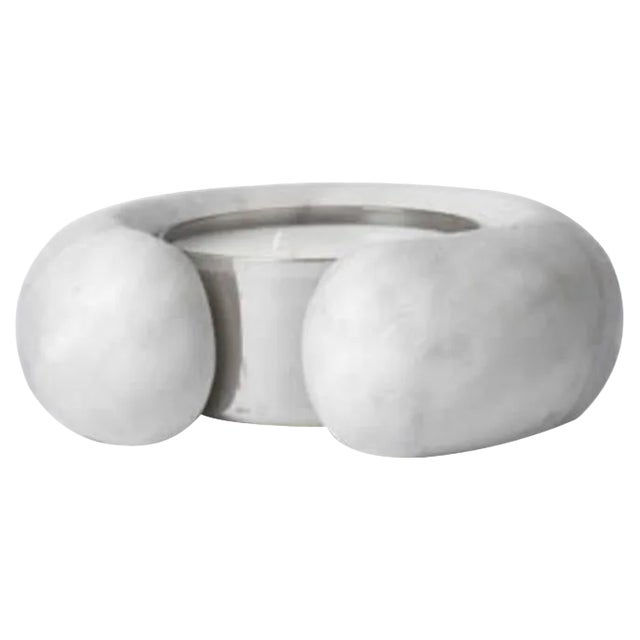 Antila Marble Candleholder by Dan Yeffet For Sale